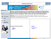 Tablet Screenshot of pathologyschools.com